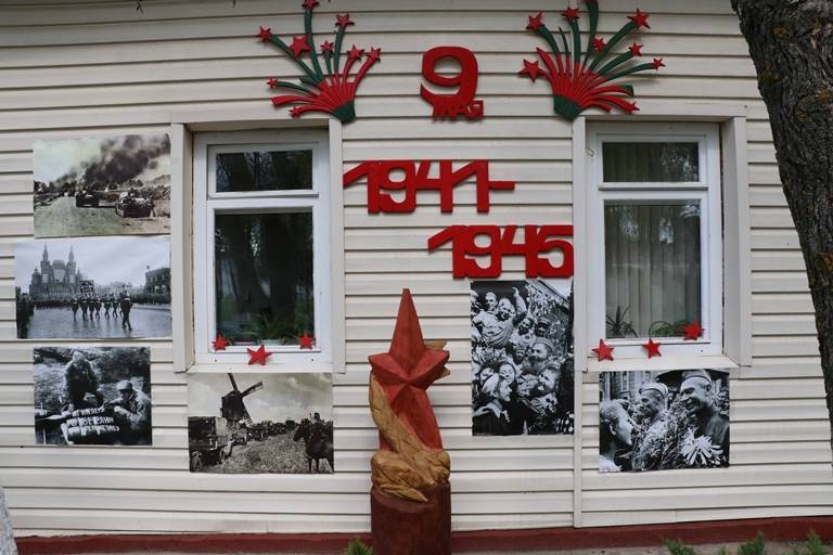 vetkovski_raion_9_maia_08_05 Улицы и здания в Ветке и на селе украсили символами Победы