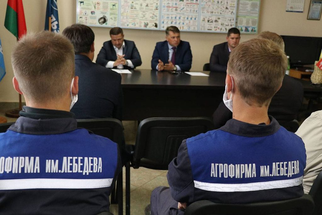 05-1-1024x683 Первый заместитель губернатора встретился с трудовым коллективом агрофирмы им. Лебедева
