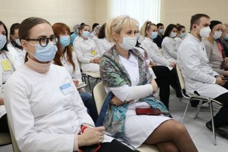 img_7766 С ветковскими медиками впечатлениями от ВНС поделился делегат Собрания Александр Рожко