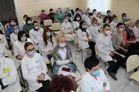 img_7772 С ветковскими медиками впечатлениями от ВНС поделился делегат Собрания Александр Рожко