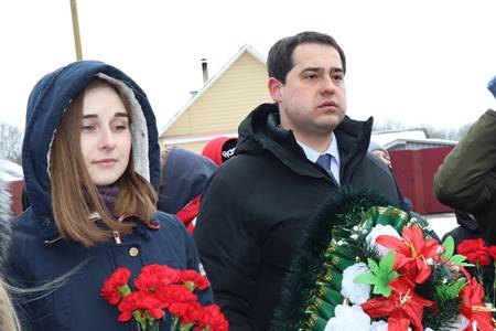 vetkovski_raion_sherstin_zaxoronenie_23_02-6 В агрогородке Шерстин прошёл траурный митинг в честь перезахоронения останков советских солдат, павших за освобождение Ветковского района