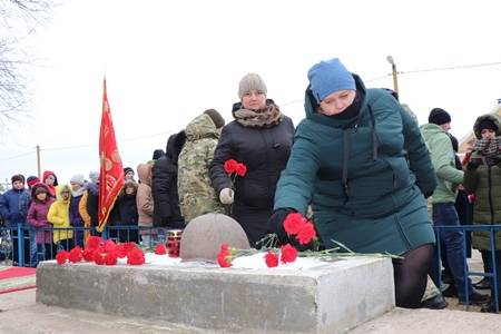 vetkovski_raion_sherstin_zaxoronenie_23_02-9 В агрогородке Шерстин прошёл траурный митинг в честь перезахоронения останков советских солдат, павших за освобождение Ветковского района