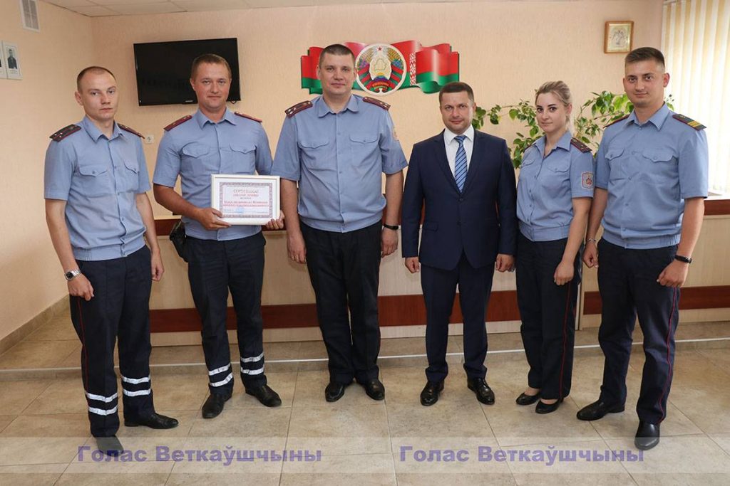 img_4812-1024x683 Глава района Павел Силивончик поздравил с профессиональным праздником и юбилеем службы Сотрудников отделения ГАИ