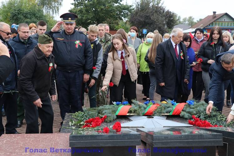 vetkovski_raion_miting_28_09-9 Митинг-реквием, посвящённый Дню освобождения г. Ветка от немецко-фашистских захватчиков