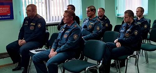 2021_10 В Ветковском районном отделе по чрезвычайным ситуациям прошло первое офицерское собрание