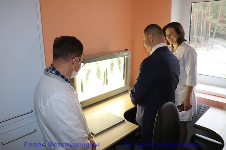 img_2045 Новый уровень медобслуживания. В Ветковской районной больнице открыли современный рентгенкабинет