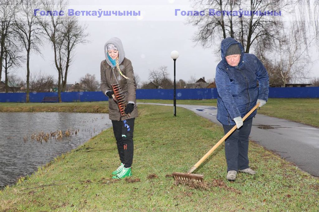 img_0888-1024x683 Сегодня излюбленное место отдыха ветковчан — территория озера Ставок — стала ещё чище и ухоженнее