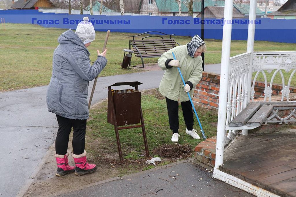 img_0891-1024x683 Сегодня излюбленное место отдыха ветковчан — территория озера Ставок — стала ещё чище и ухоженнее
