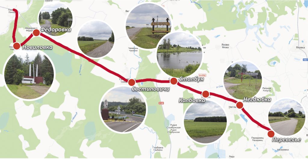 Карта2-2-1024x528 Императрица Екатерина II — дорогами Ветковщины