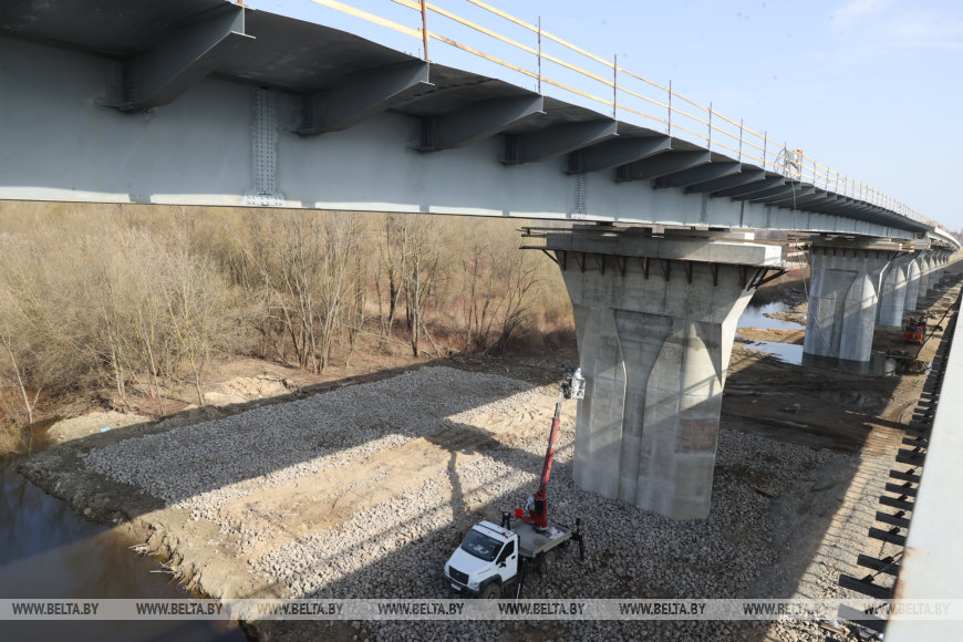most-_02_rezultat Строительство нового моста через Сож в Ветковском районе вступило в завершающую стадию